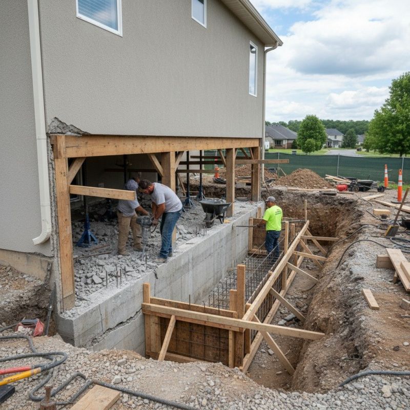 Building Foundation Repair in Mocksville, NC