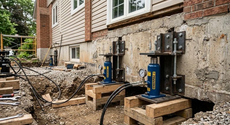 Foundation Jacking in Troutman, NC