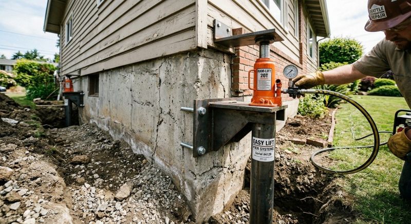 Foundation Lifting in Rockwell, NC