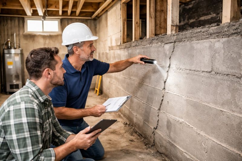 Basement Crack Repair in Salisbury, NC