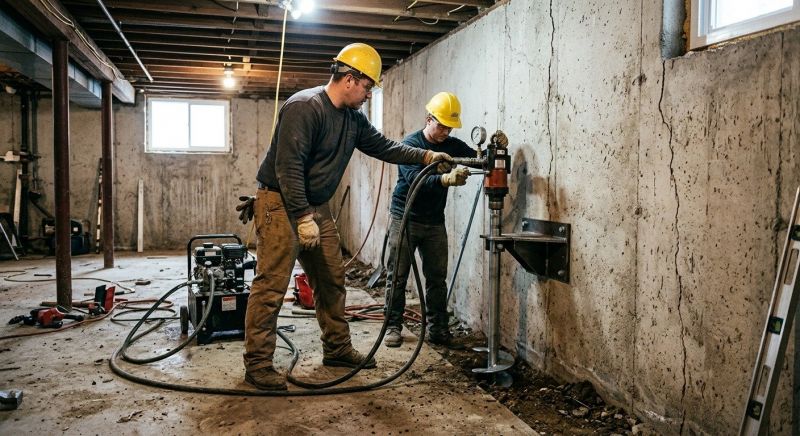 Basement Stabilization in Salisbury, NC