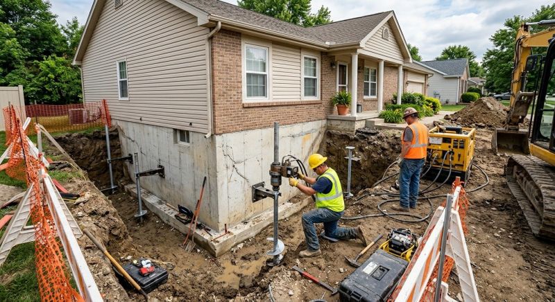 Building Foundation Repair in Rowan County, NC