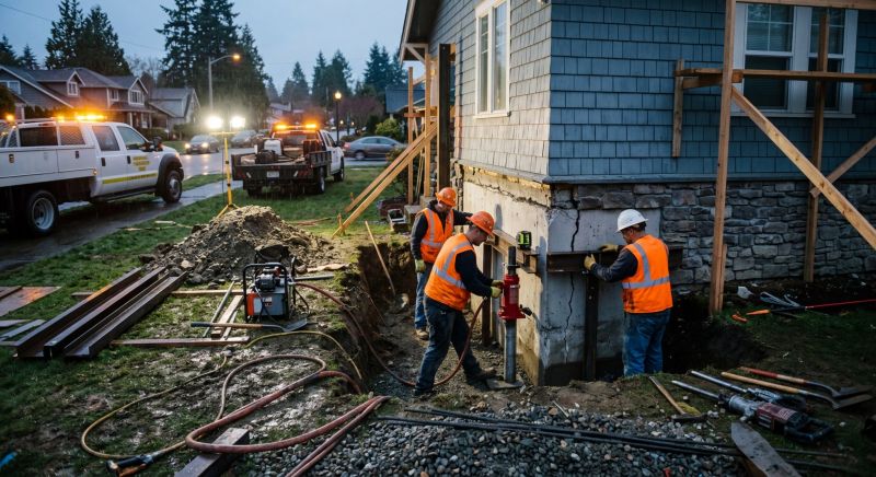 Building Foundation Repair in Troutman, NC