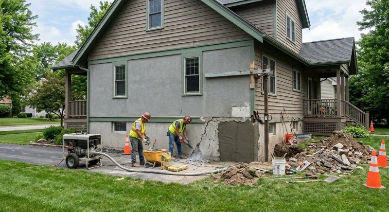 Building Foundation Repair in Troutman, NC