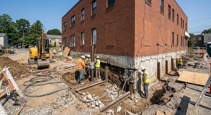 Building Foundation Repair in Troutman, NC