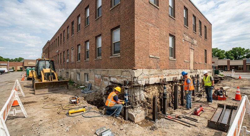 Commercial Foundation Repair in Salisbury, NC