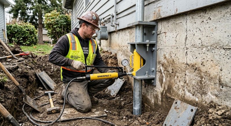 Concrete Foundation Leveling in Kannapolis, NC