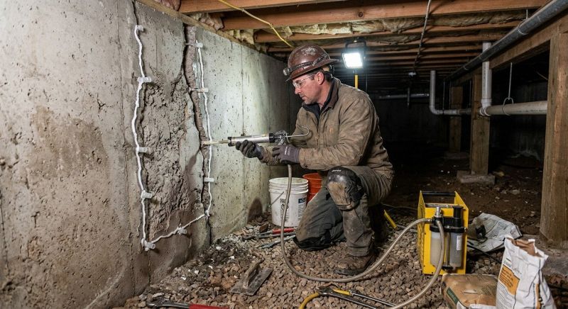Concrete Foundation Repair in Cabarrus County, NC