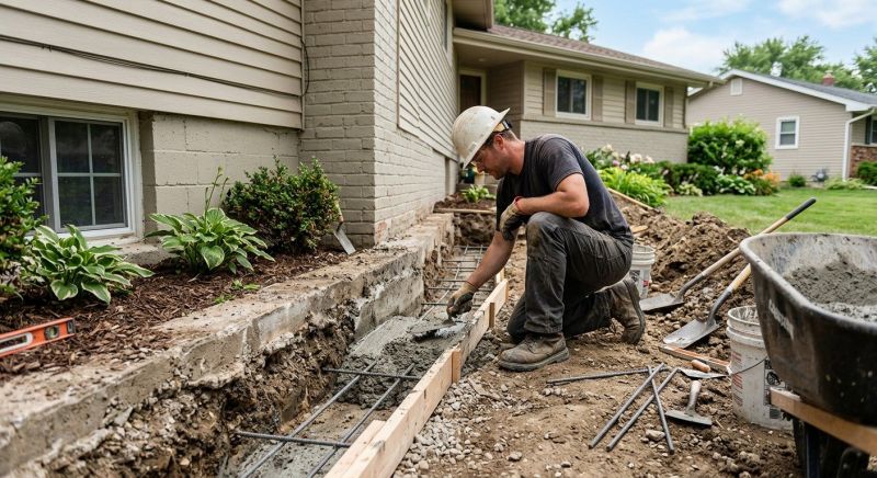 Concrete Foundation Repair in Cabarrus County, NC