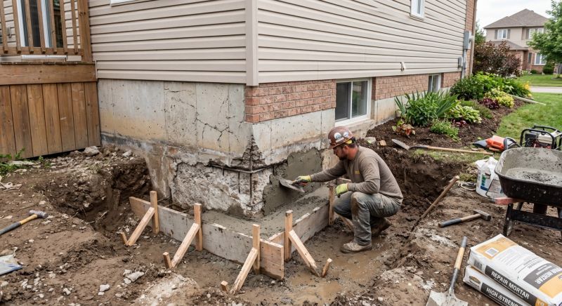 Concrete Foundation Repair in Davie County, NC