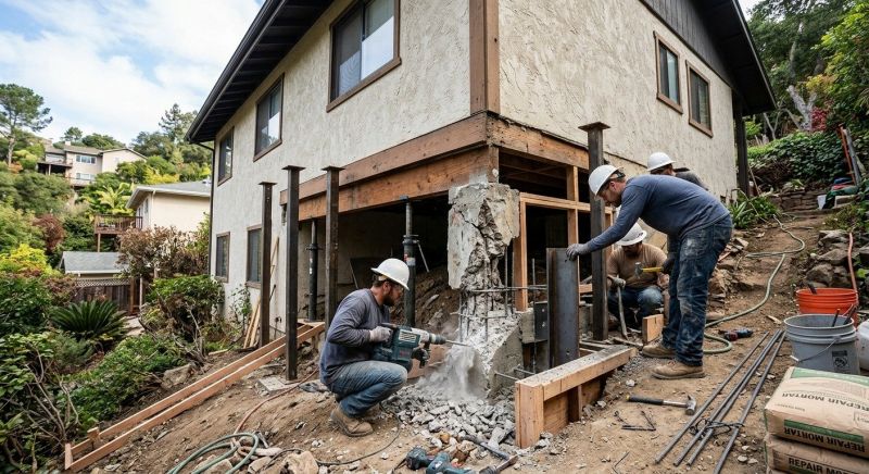 Concrete Foundation Repair in Lexington, NC