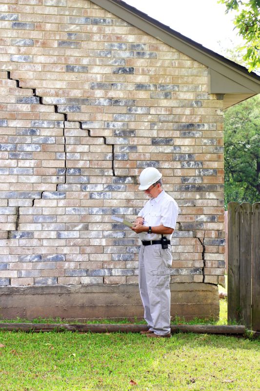 Cracked Foundation Repair in Advance, NC
