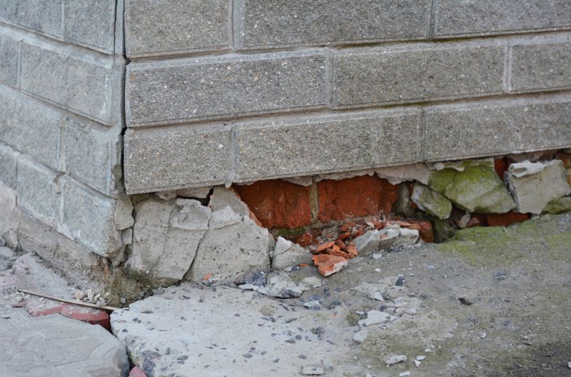Cracked Foundation Repair in Cabarrus County, NC