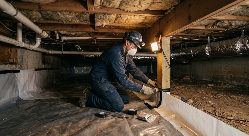 Crawl Space Leveling in Salisbury, NC
