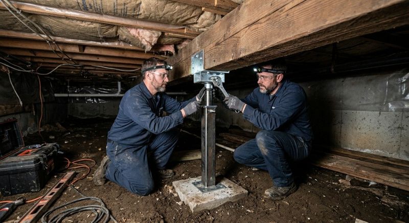 Crawlspace Foundation Repair in Advance, NC