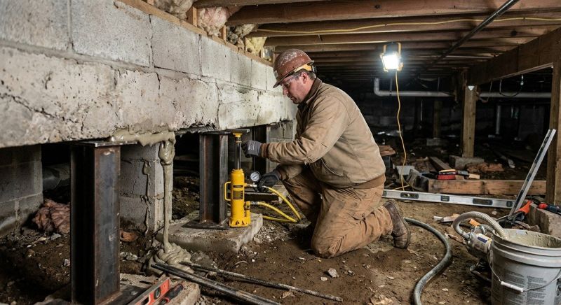 Crawlspace Foundation Repair in Rowan County, NC