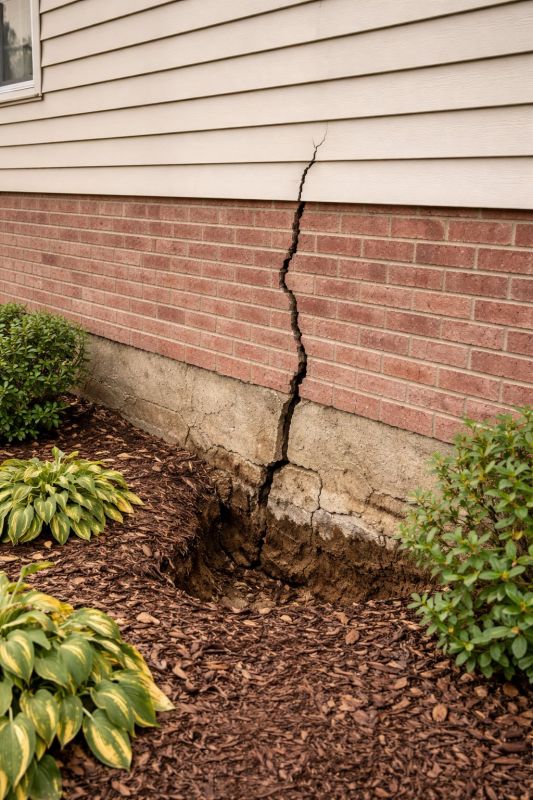 Foundation Crack Repair in Davie County, NC