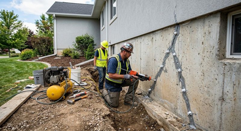 Foundation Crack Repair in Mooresville, NC