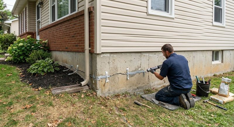 Foundation Cracks Repair in Salisbury, NC