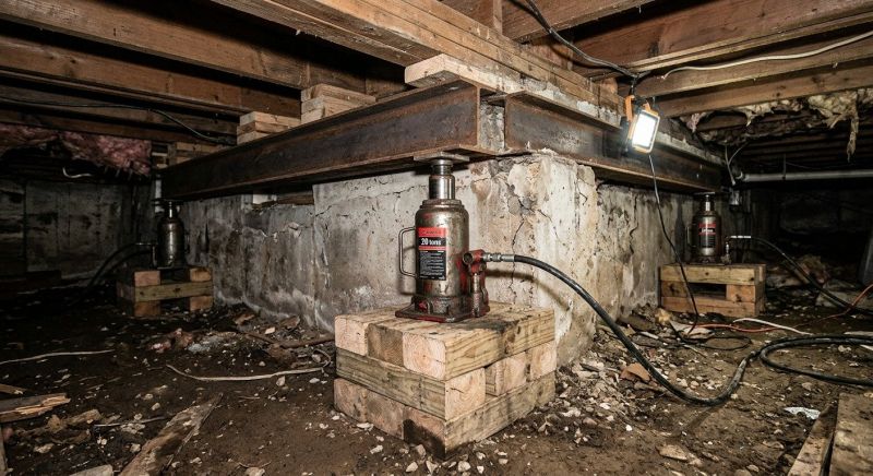Foundation Jacking in Advance, NC