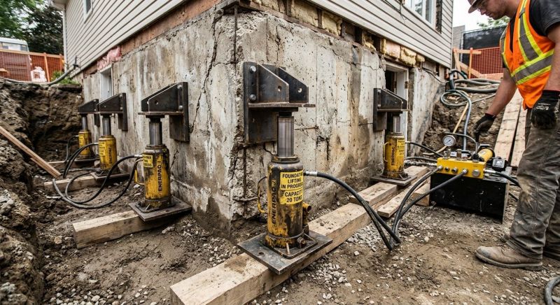 Foundation Jacking in Davie County, NC