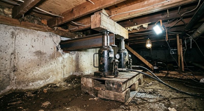 Foundation Jacking in Denton, NC