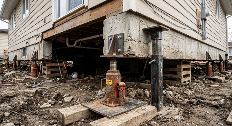 Foundation Jacking in Kannapolis, NC