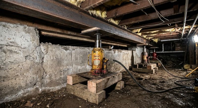 Foundation Jacking in Troutman, NC