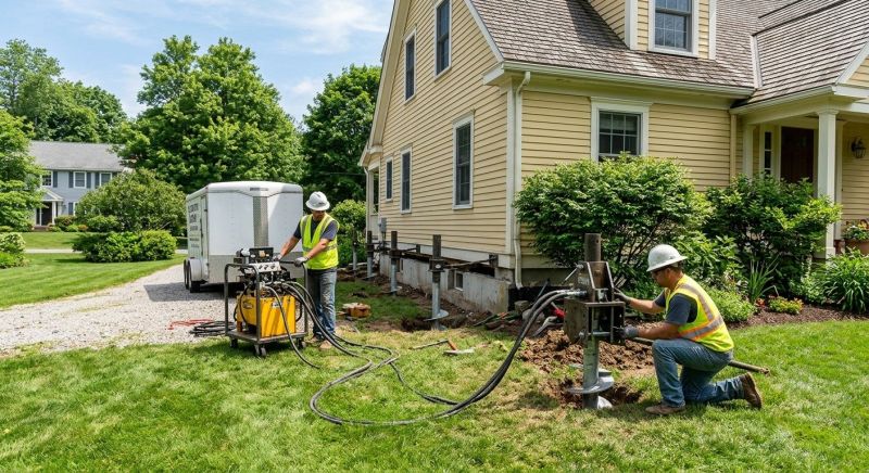 Foundation Lifting in Mooresville, NC