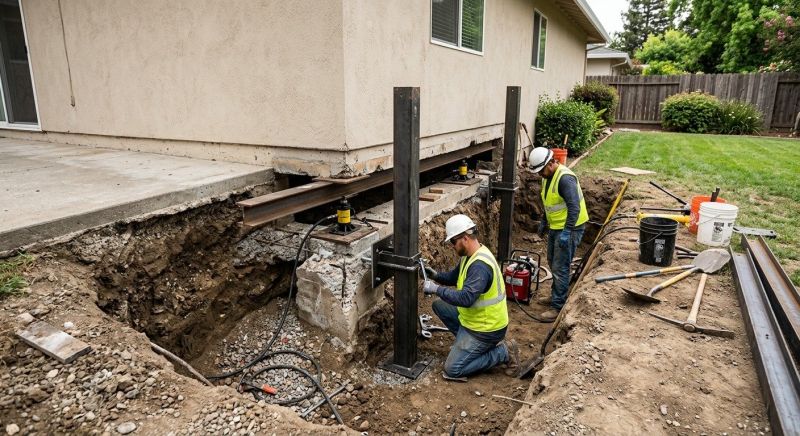 Foundation Pier Repair in Salisbury, NC