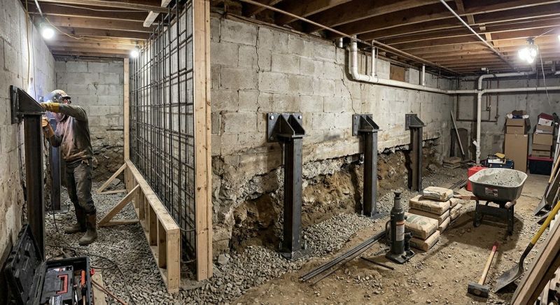 Foundation Strengthening in Salisbury, NC
