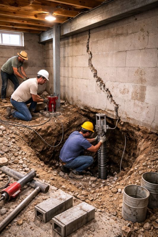 Foundation Structural Repair in Advance, NC