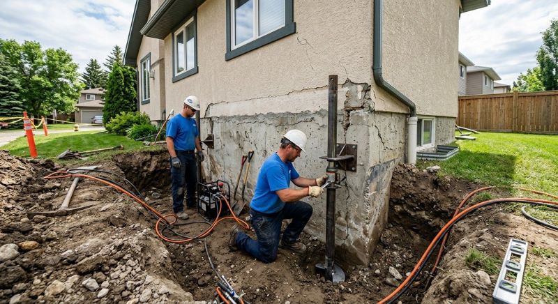 Helical Piers Installation in Salisbury, NC