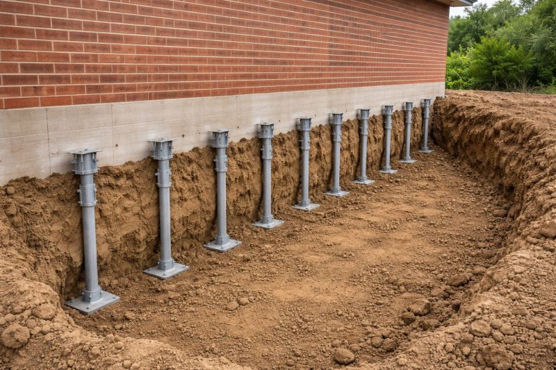 Helical Pile Installation in Salisbury, NC