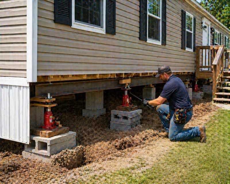 Home Foundation Leveling in Davie County, NC