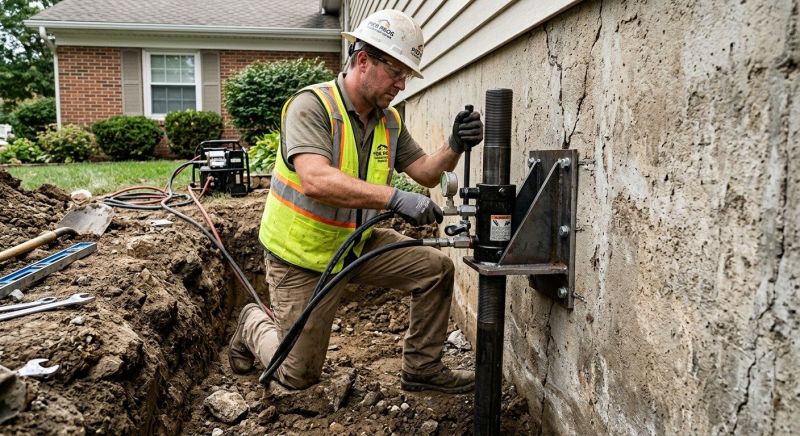 Home Foundation Leveling in Davie County, NC