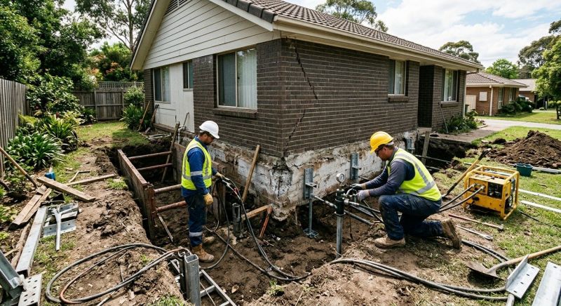 House Foundation Repair in Mount Pleasant, NC