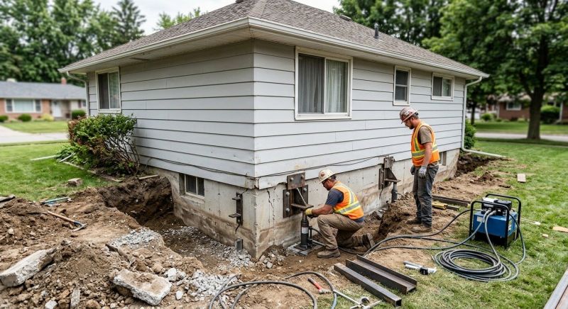 House Foundation Repair in Troutman, NC