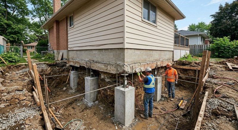 House Underpinning in Salisbury, NC