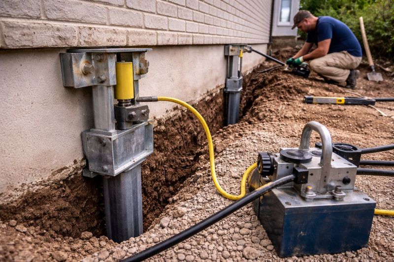 Sinking Foundation Repair in Advance, NC