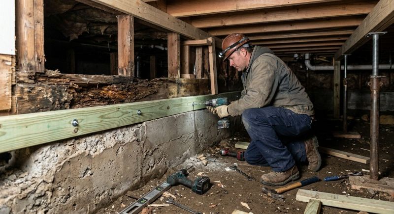 Sinking Foundation Repair in Advance, NC
