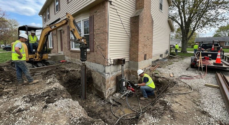 Sinking Foundation Repair in Lexington, NC