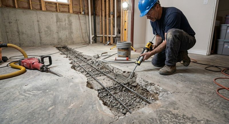 Slab Foundation Repair in Salisbury, NC