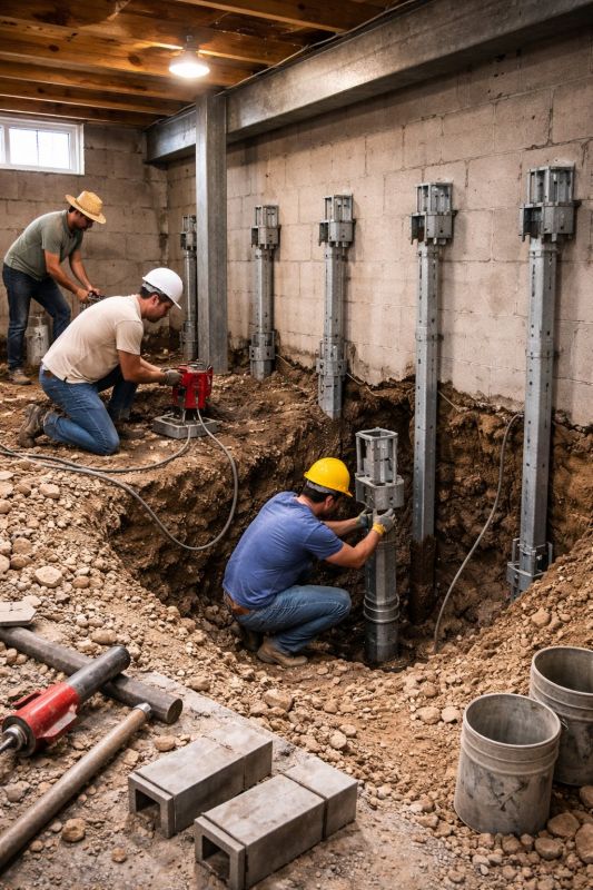 Structural Underpinning in Salisbury, NC