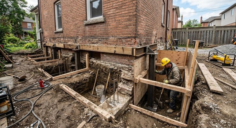 Structural Underpinning in Salisbury, NC