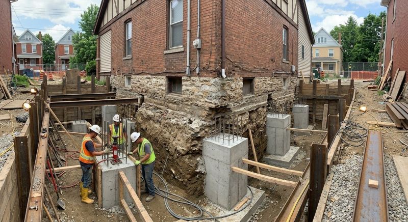 Structural Underpinning in Salisbury, NC