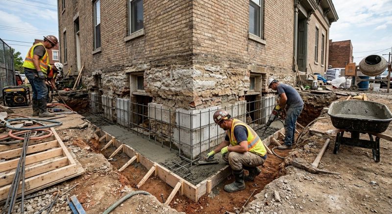 Underpinning Repair in Salisbury, NC
